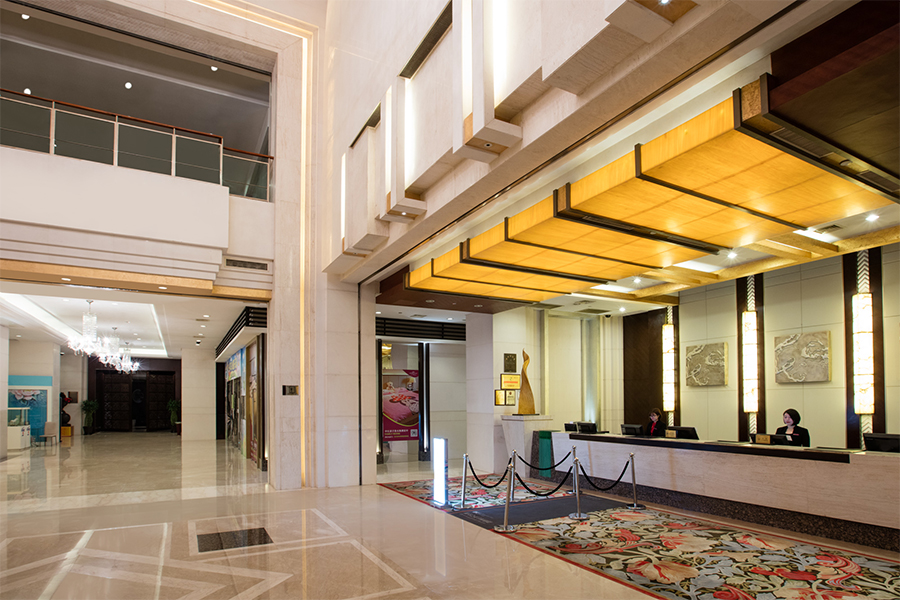 中江广场帝晶大厅前台